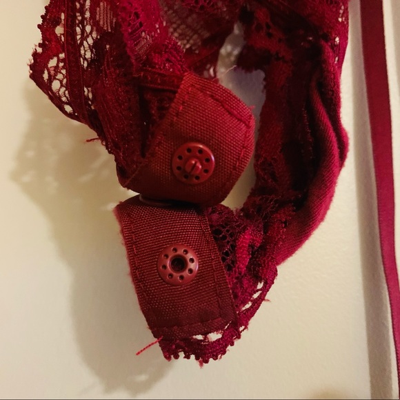 ASOS Blair High Leg Lace Bodysuit with Lace Up Back - Picture 5 of 7